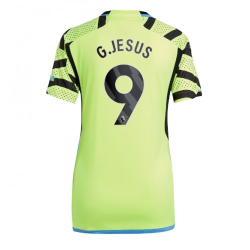 Fotbalové Dres Arsenal Gabriel Jesus #9 Dámské Venkovní 2023-24 Krátký Rukáv